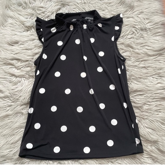 Adrianna Papell Tops - Adrianna Papell Polka Dot Blouse